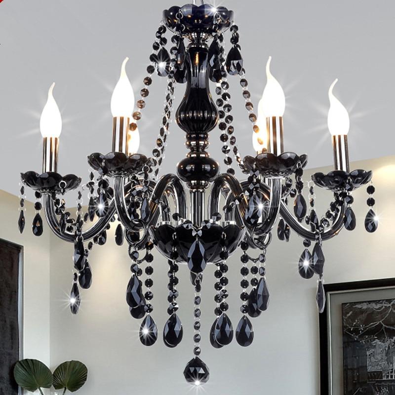 Modern Crystal Drop Chandelier — Glamour Ceiling Light for Dining Room & Bedroom