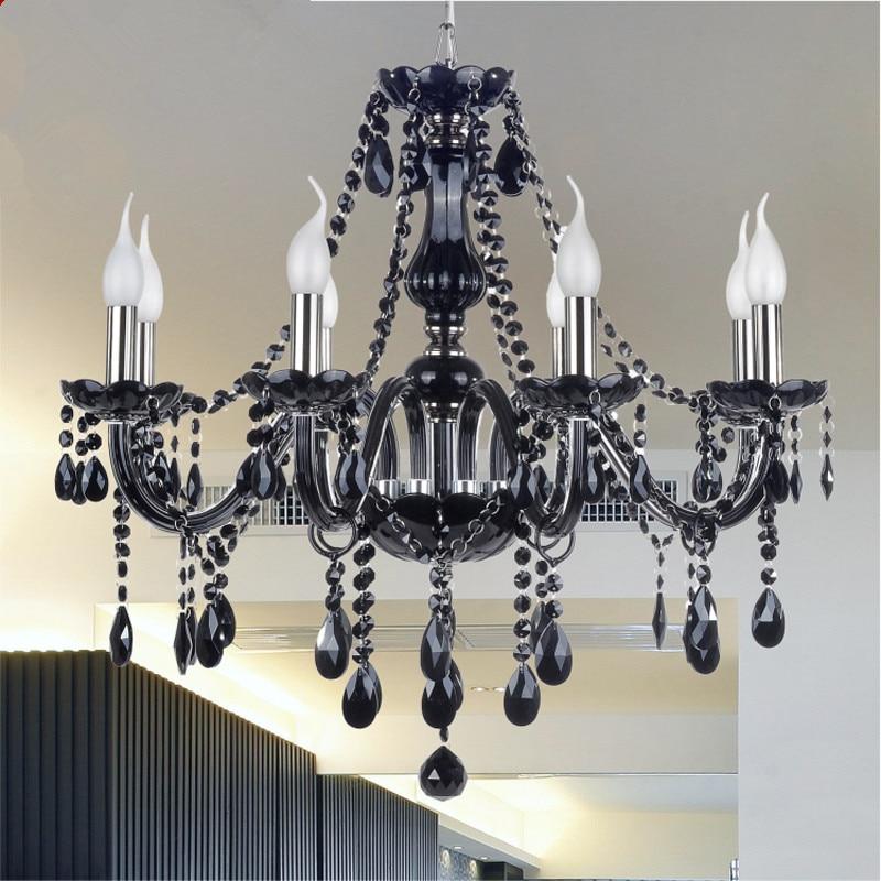 Modern Crystal Drop Chandelier — Glamour Ceiling Light for Dining Room & Bedroom