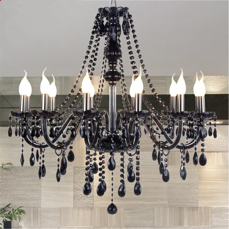 Modern Crystal Drop Chandelier — Glamour Ceiling Light for Dining Room & Bedroom
