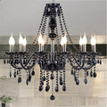 Modern Crystal Drop Chandelier — Glamour Ceiling Light for Dining Room & Bedroom
