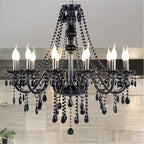 Modern Crystal Drop Chandelier — Glamour Ceiling Light for Dining Room & Bedroom