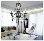 Modern Crystal Drop Chandelier — Glamour Ceiling Light for Dining Room & Bedroom