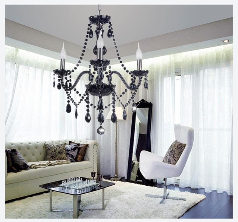 Modern Crystal Drop Chandelier — Glamour Ceiling Light for Dining Room & Bedroom