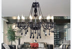 Modern Crystal Drop Chandelier — Glamour Ceiling Light for Dining Room & Bedroom