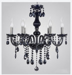 Modern Crystal Drop Chandelier — Glamour Ceiling Light for Dining Room & Bedroom