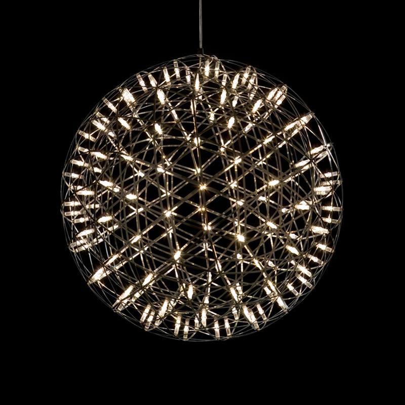 Orbital LED Hanging Pendant Light — Modern Ring Chandelier for Dining Room