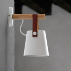 Nordic Wooden Wall Lamp — Lantern Style Wood Wall Sconce for Bedroom & Hallway