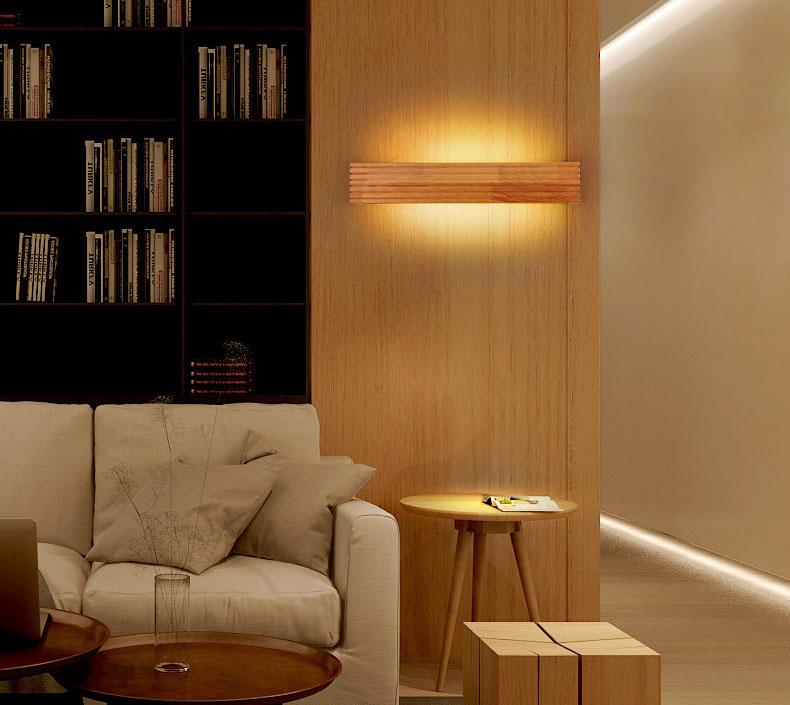 Statuto Nordic Wooden Wall Lamp — Modern Wood Wall Sconce