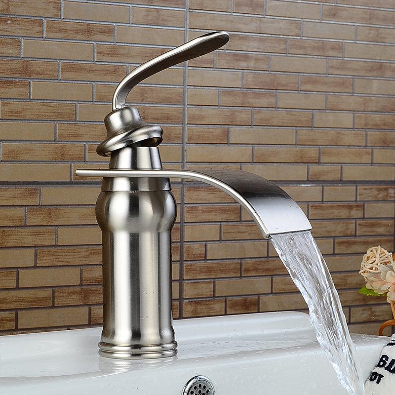 Ames Vintage Waterfall Faucet — Brass Style Bathroom Basin Faucet