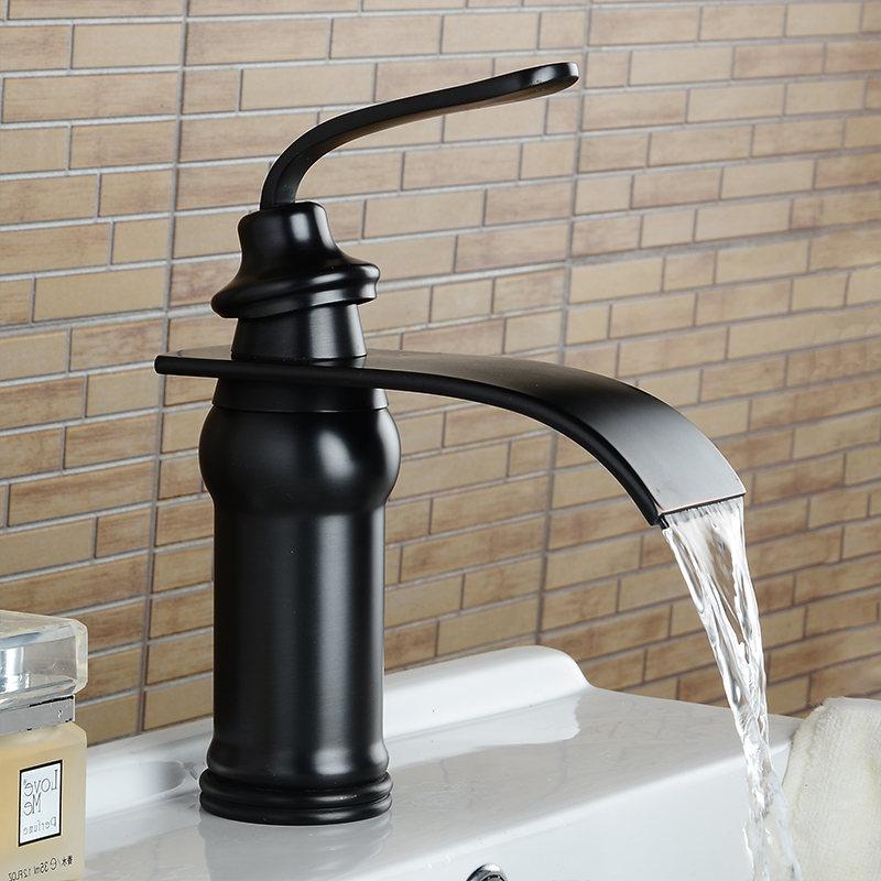 Ames Vintage Waterfall Faucet — Brass Style Bathroom Basin Faucet