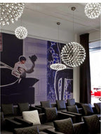 Orbital LED Hanging Pendant Light — Modern Ring Chandelier for Dining Room