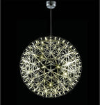 Orbital LED Hanging Pendant Light — Modern Ring Chandelier for Dining Room