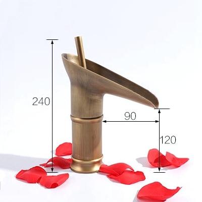 Waterfall Bathroom Faucet — Premium Vanity Sink Faucet