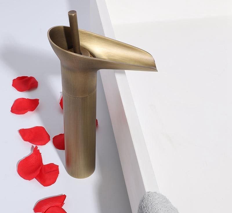 Waterfall Bathroom Faucet — Premium Vanity Sink Faucet