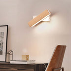 Vera Modern LED Wall Lamp — Wood Arm Wall Sconce for Bedroom & Reading Corner
