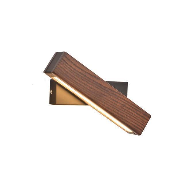 Vera Modern LED Wall Lamp — Wood Arm Wall Sconce for Bedroom & Reading Corner