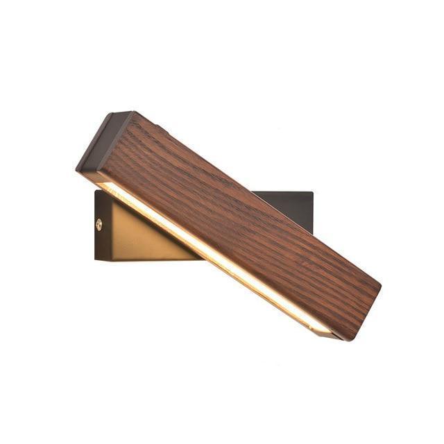 Vera Modern LED Wall Lamp — Wood Arm Wall Sconce for Bedroom & Reading Corner