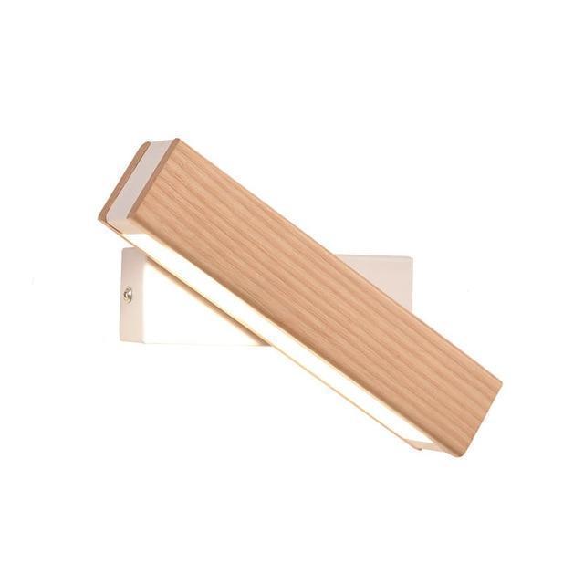 Vera Modern LED Wall Lamp — Wood Arm Wall Sconce for Bedroom & Reading Corner