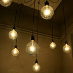 Warmly Modern Spider Chandelier — Adjustable Multi-Cable Pendant Light for Dining Room