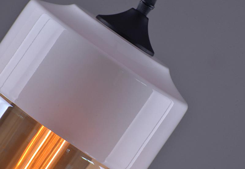 Modern Nordic Glass Pendant Light — Glass Shade Hanging Lamp for Kitchen Island
