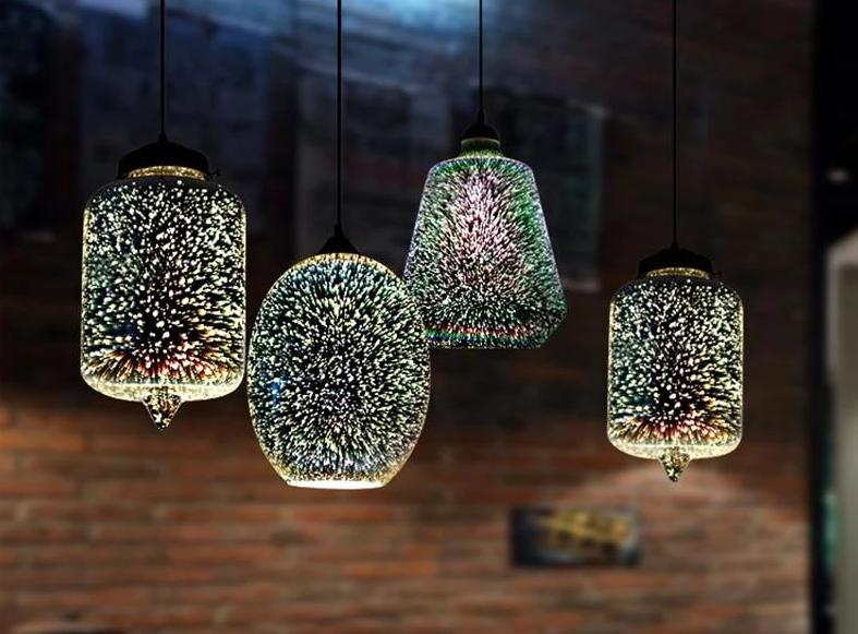 Nebula Modern Nordic Hanging Lamp — Diffused Pendant Light for Bedroom & Dining Room