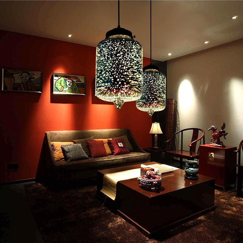 Nebula Modern Nordic Hanging Lamp — Diffused Pendant Light for Bedroom & Dining Room