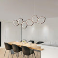 Jocasta Art Deco LED Chandelier — Geometric Ceiling Light for Dining Room