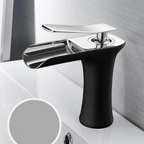 Waterfall Basin Faucet — Single Handle Bathroom Sink Faucet