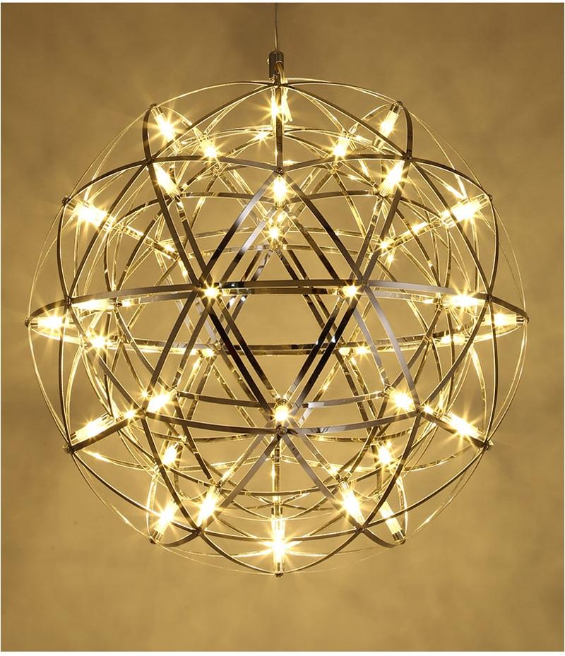 Orbital LED Hanging Pendant Light — Modern Ring Chandelier for Dining Room