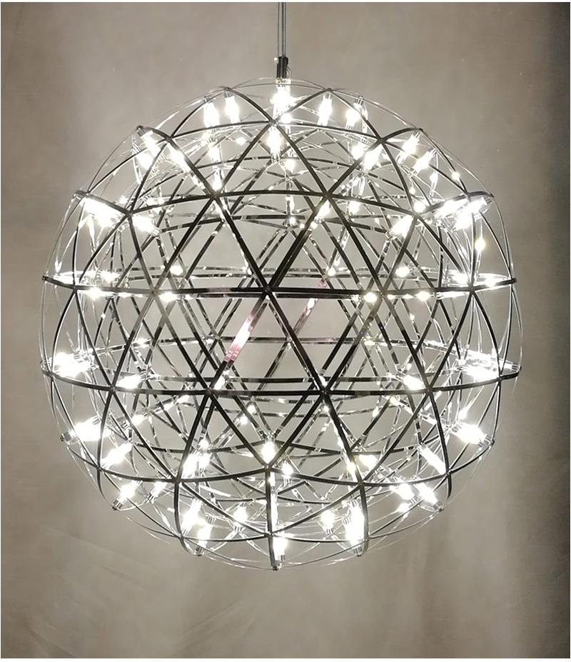 Orbital LED Hanging Pendant Light — Modern Ring Chandelier for Dining Room