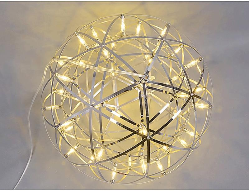 Orbital LED Hanging Pendant Light — Modern Ring Chandelier for Dining Room