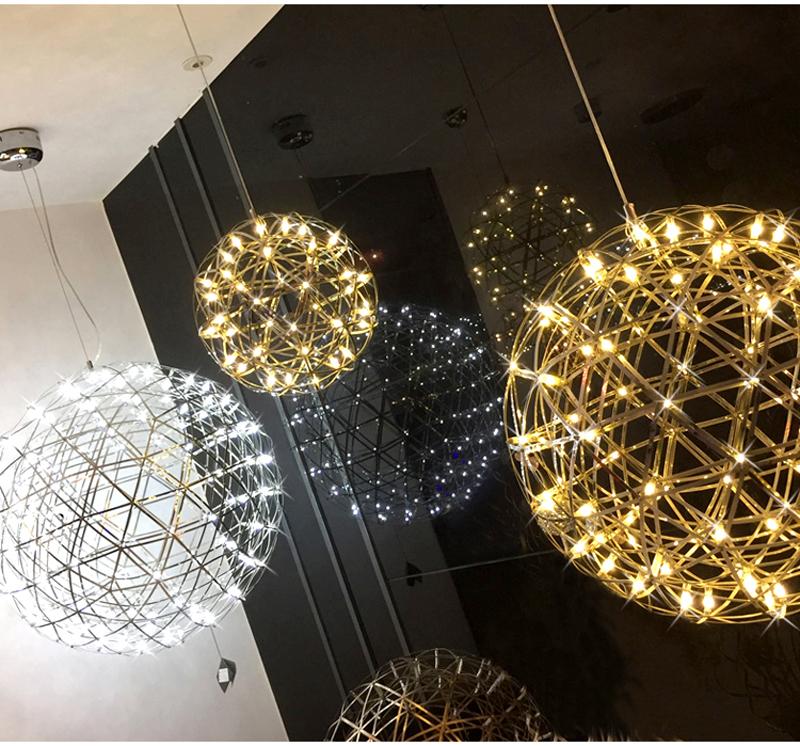 Orbital LED Hanging Pendant Light — Modern Ring Chandelier for Dining Room