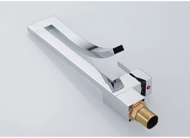 Veda Modern Basin Faucet — Minimalist Single Hole Bathroom Faucet