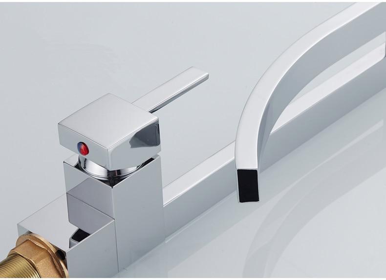 Veda Modern Basin Faucet — Minimalist Single Hole Bathroom Faucet