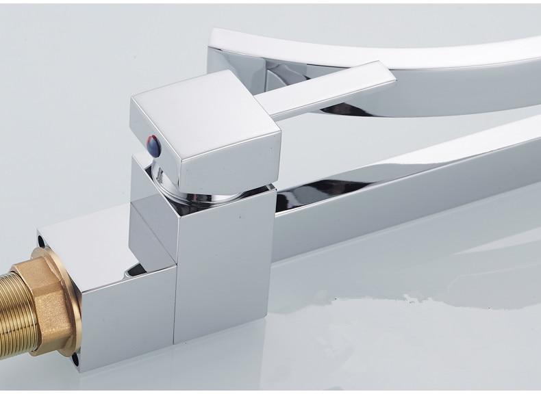 Veda Modern Basin Faucet — Minimalist Single Hole Bathroom Faucet