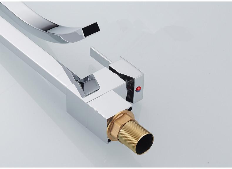 Veda Modern Basin Faucet — Minimalist Single Hole Bathroom Faucet