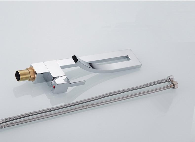Veda Modern Basin Faucet — Minimalist Single Hole Bathroom Faucet