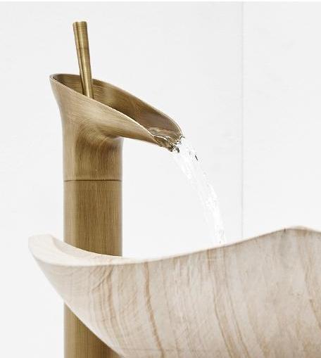 Waterfall Bathroom Faucet — Premium Vanity Sink Faucet