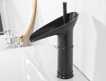 Waterfall Bathroom Faucet — Premium Vanity Sink Faucet