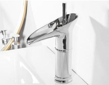 Waterfall Bathroom Faucet — Premium Vanity Sink Faucet