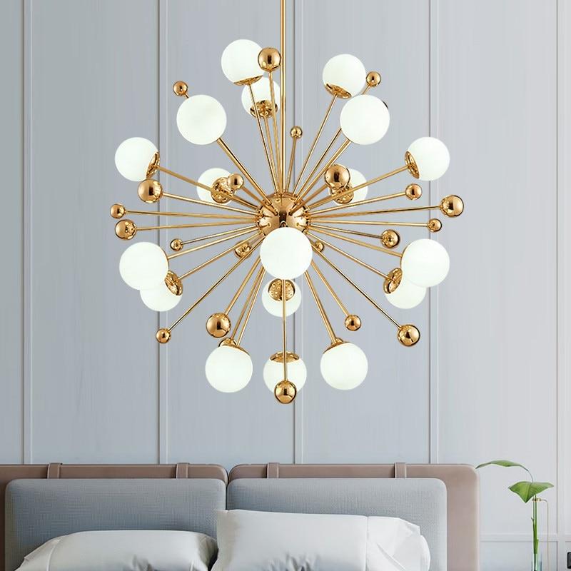 Ari Art Deco Chandelier — Geometric Statement Ceiling Light for Dining Room