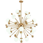 Ari Art Deco Chandelier — Geometric Statement Ceiling Light for Dining Room
