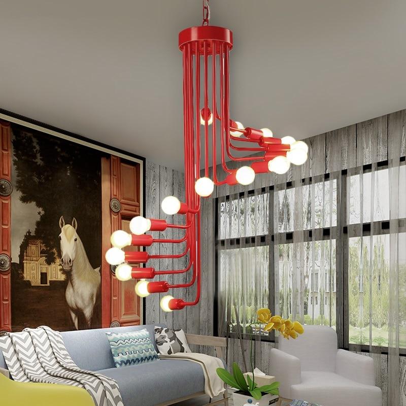 Ava Spiral Chandelier — Modern LED Statement Chandelier for Dining Room