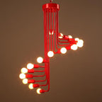 Ava Spiral Chandelier — Modern LED Statement Chandelier for Dining Room