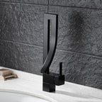 Veda Modern Basin Faucet — Minimalist Single Hole Bathroom Faucet