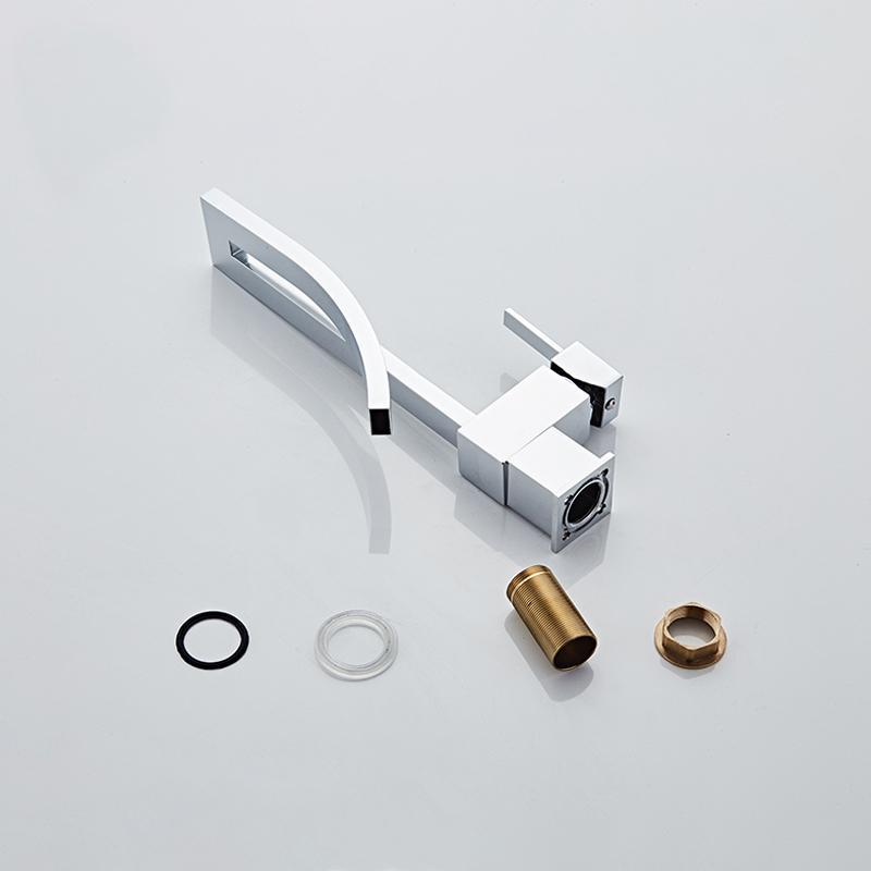 Veda Modern Basin Faucet — Minimalist Single Hole Bathroom Faucet