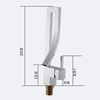 Veda Modern Basin Faucet — Minimalist Single Hole Bathroom Faucet