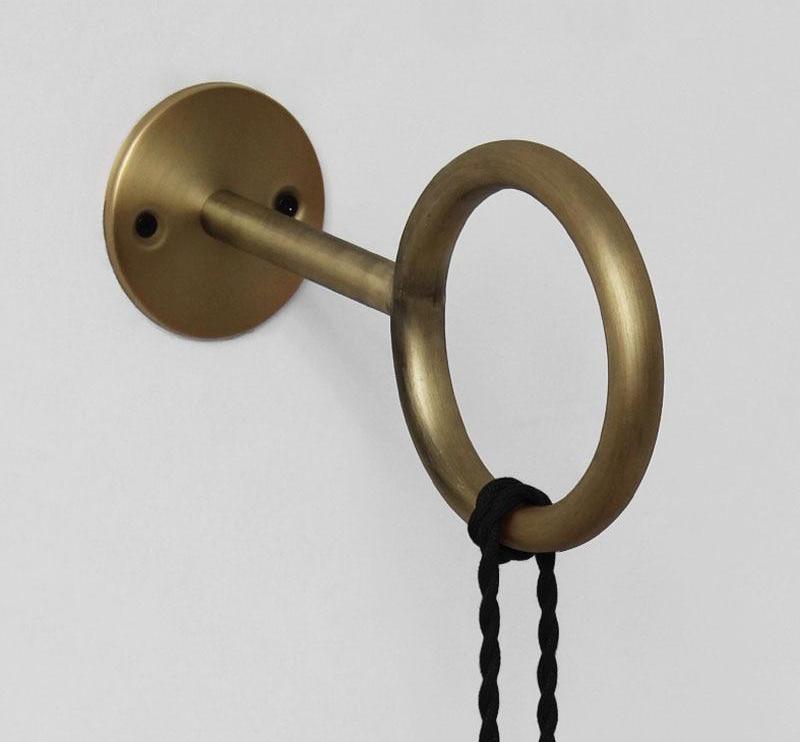 Avita Nordic Wall Light — Minimalist Ring Bulb Holder Wall Sconce