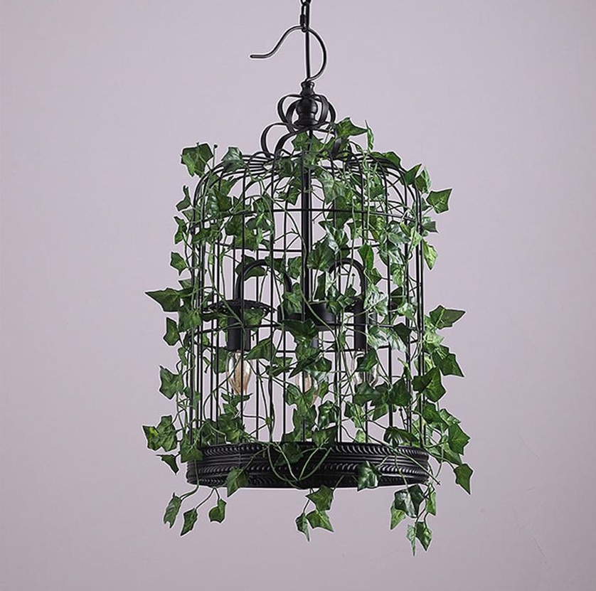 Emory Pendant Light — Industrial Cage Hanging Lamp for Kitchen Island & Dining Room