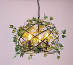 Emory Pendant Light — Industrial Cage Hanging Lamp for Kitchen Island & Dining Room
